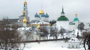 Вид на Троице-Сергиеву Лавру со смотровой площадки